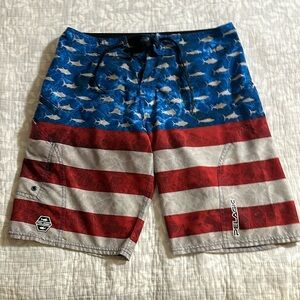Pelagic men’s fishing/swimming/board shorts. Size 30 waist.